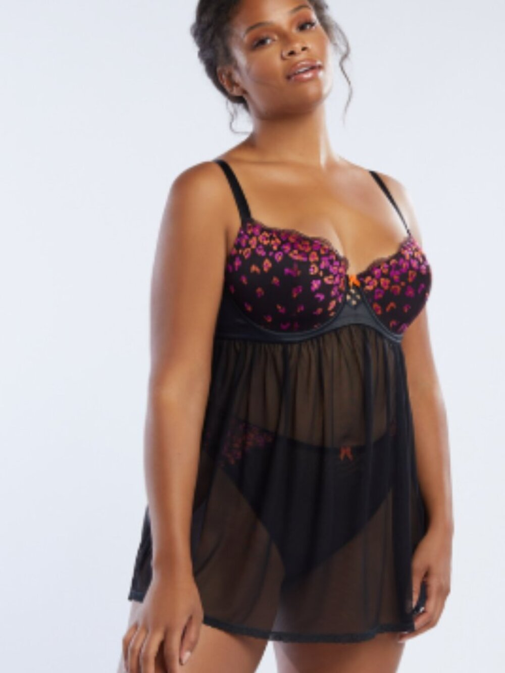 Sunset Leopard Babydoll